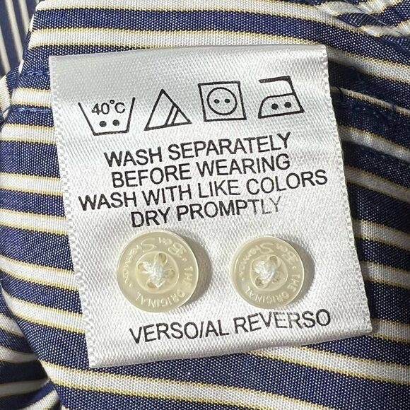 Ben Sherman ,Mens 17,32-33 Xl, long sleeves, button, front, pinstripe shirt - Picture 3 of 7